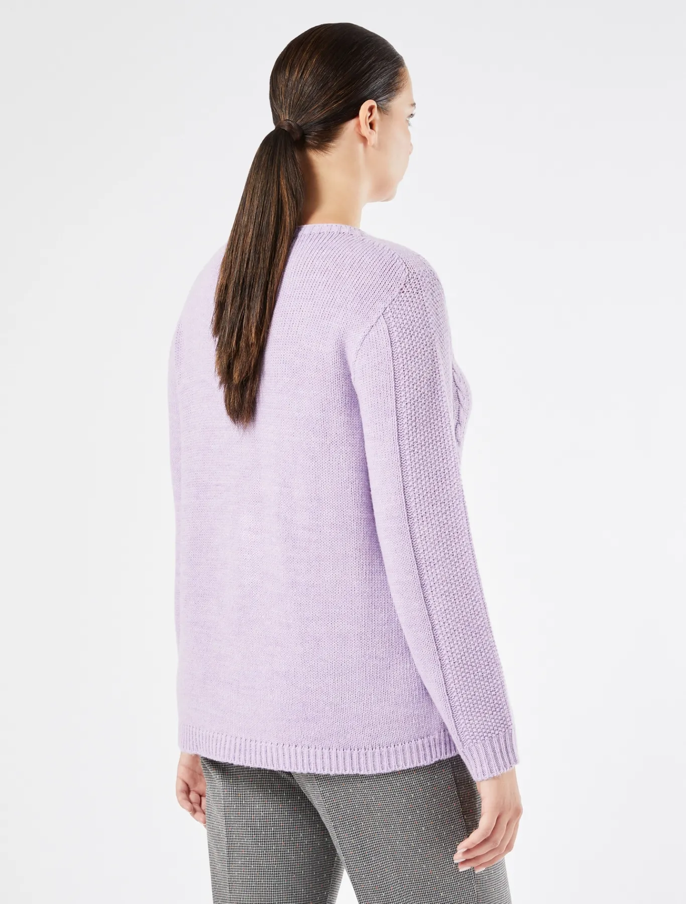 Marina Rinaldi Maglieria | Maglieria*Maglia in misto lana MALVA