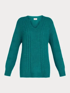 Marina Rinaldi Maglieria | Maglieria*Maglia in misto lana VERDEBOSCO