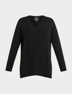 Marina Rinaldi Maglieria | Maglieria*Maglia in misto lana NERO