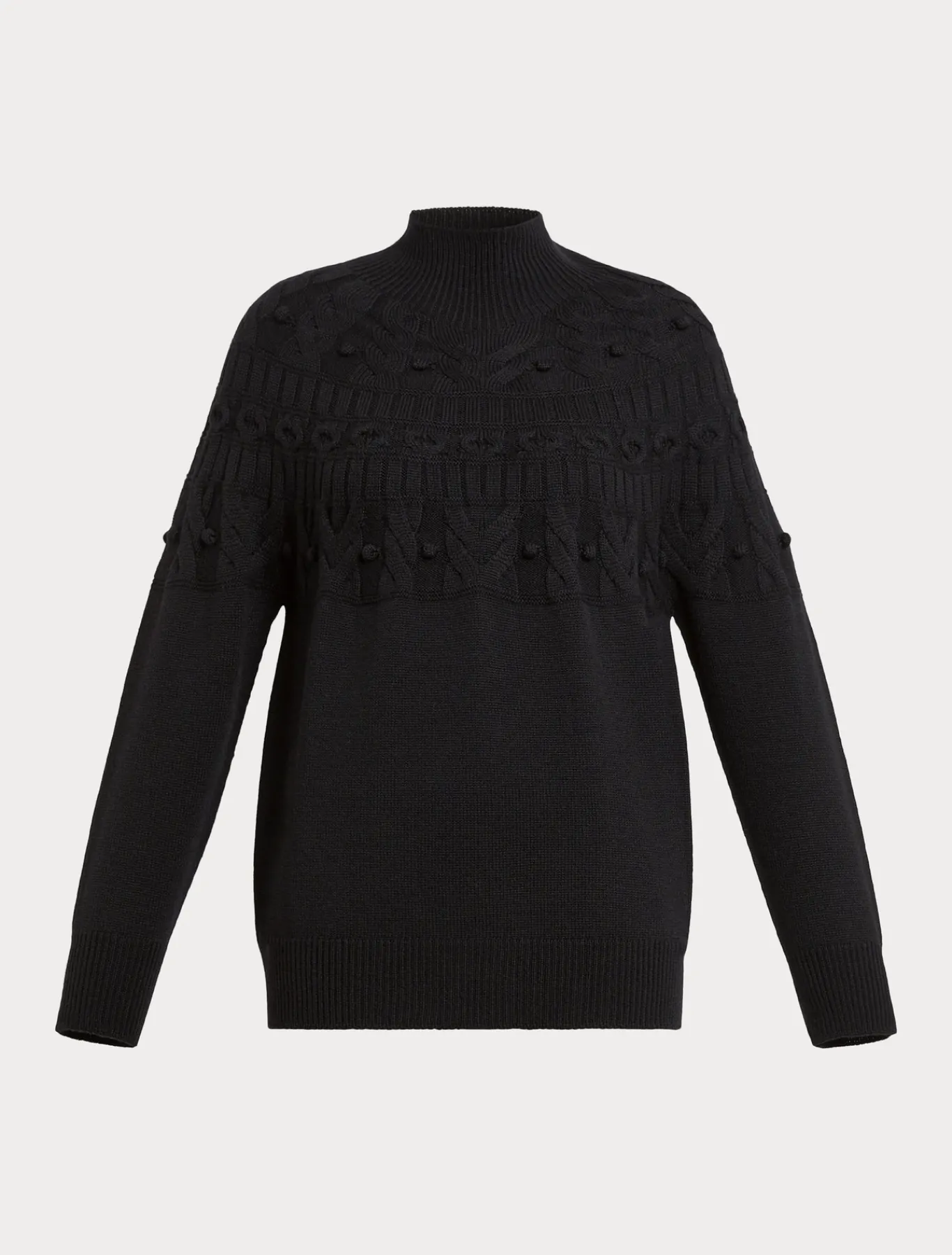 Marina Rinaldi Maglieria | Maglieria*Maglia in misto lana NERO