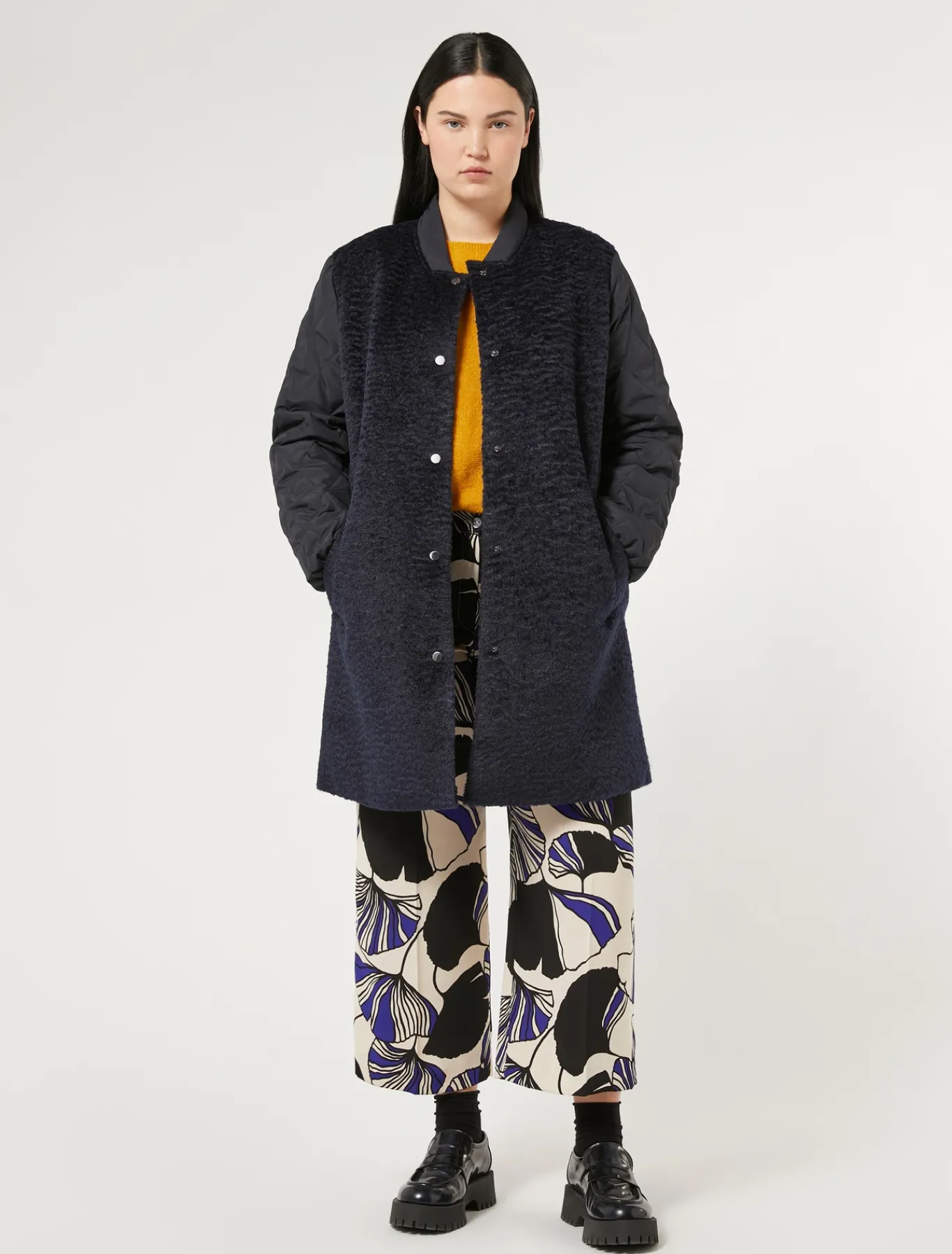 Marina Rinaldi Maglieria | Maglieria*Maglia in misto lana SENAPE