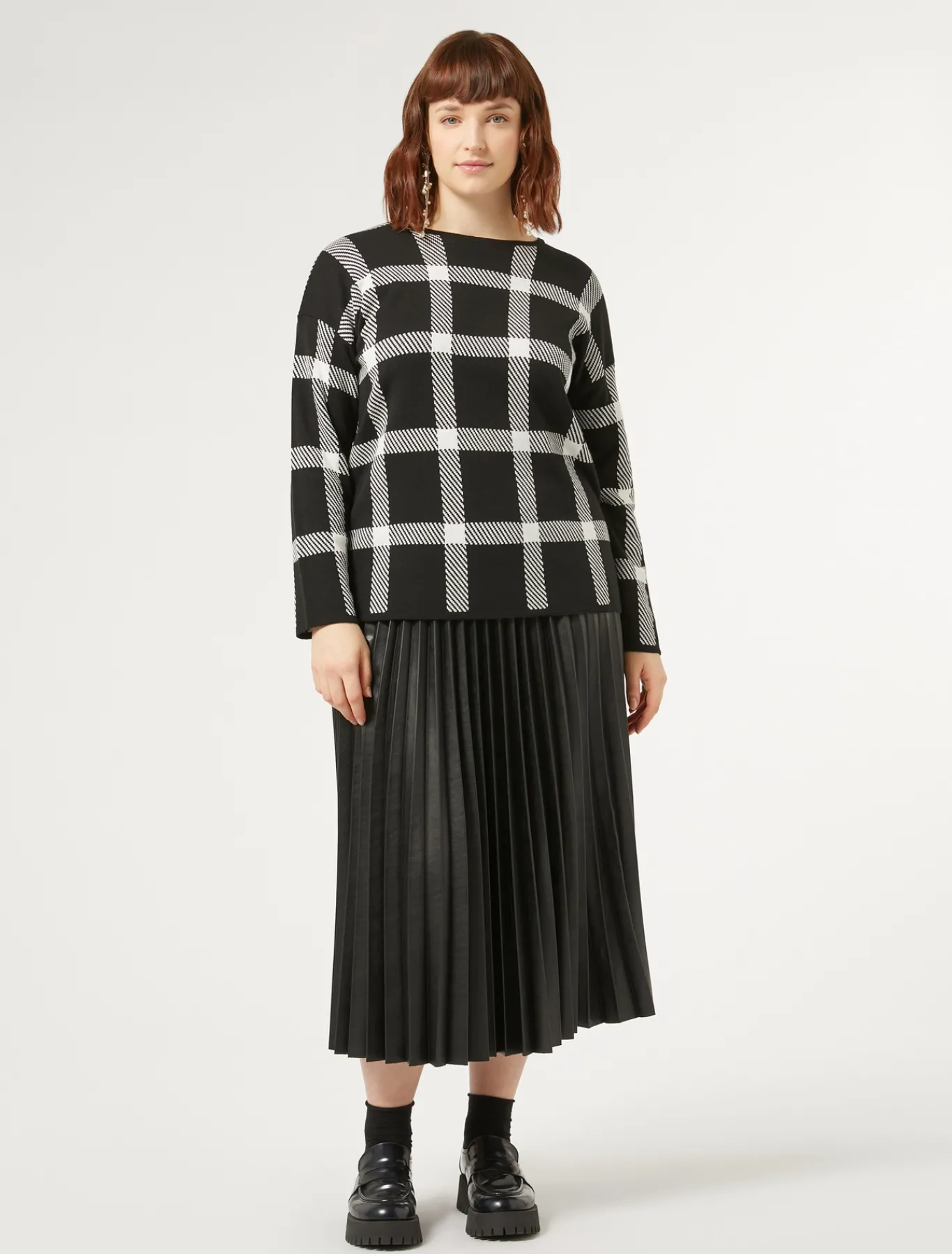 Marina Rinaldi Maglieria | Maglieria*Maglia in misto lana NERO