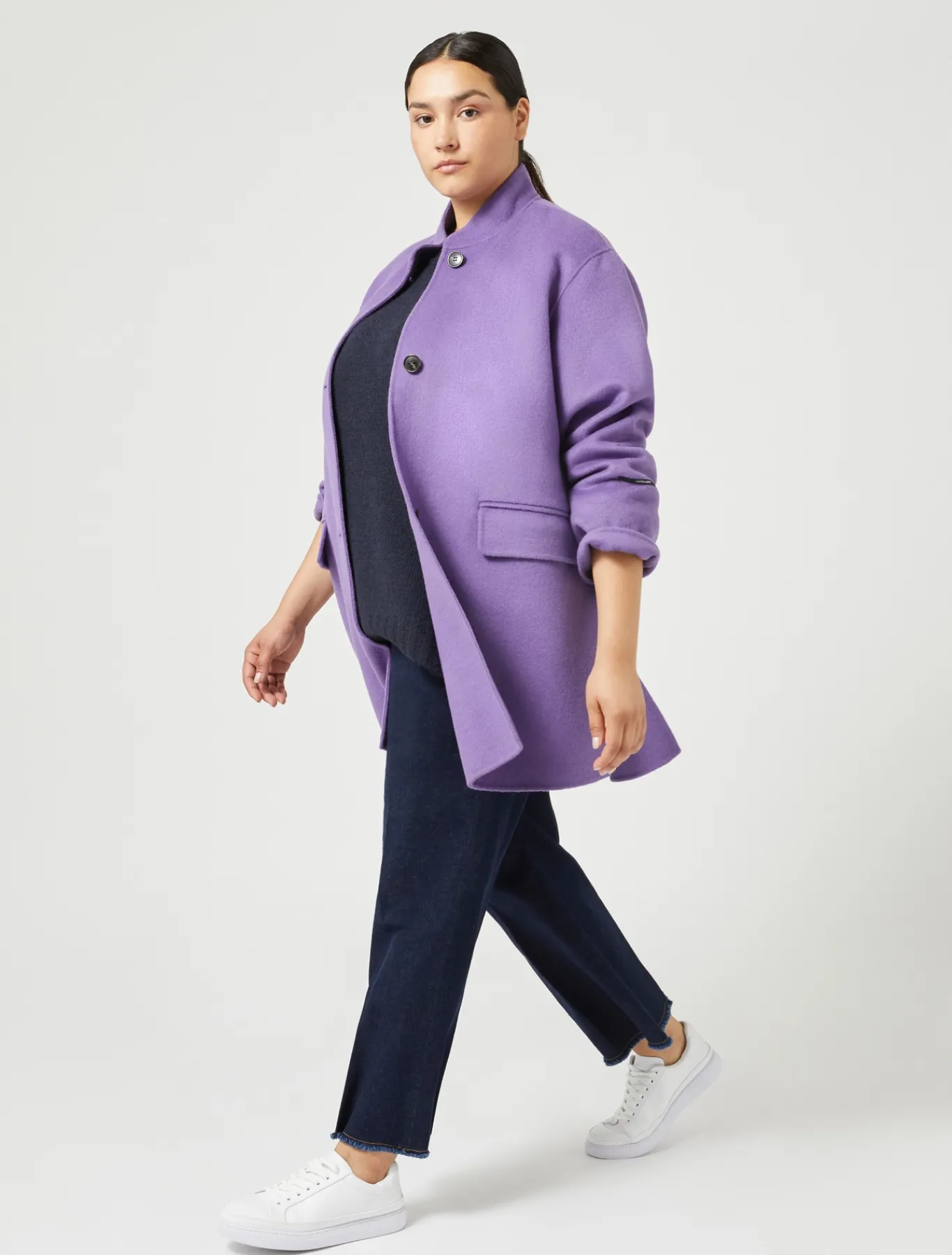 Marina Rinaldi Maglieria | Maglieria*Maglia in misto lana BLUNOTTE