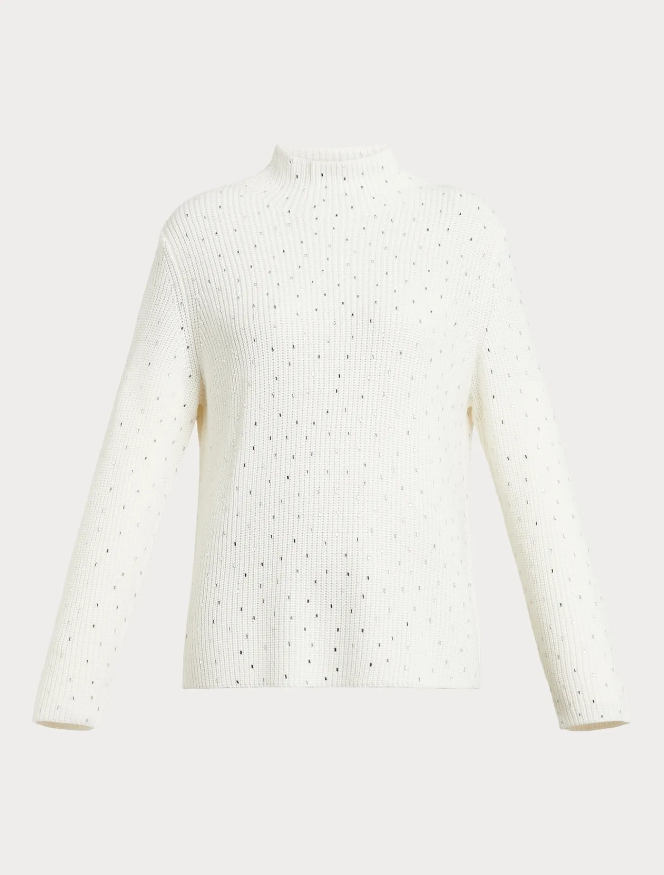 Marina Rinaldi Maglieria | Maglieria*Maglia in misto lana con strass BIANCO