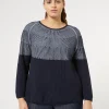 Marina Rinaldi Maglieria | Maglieria*Maglia in misto lana e cachemire BLUNOTTE