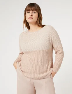 Marina Rinaldi Maglieria | Maglieria*Maglia in misto lana e cachemire ROSA