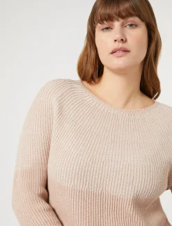Marina Rinaldi Maglieria | Maglieria*Maglia in misto lana e cachemire ROSA