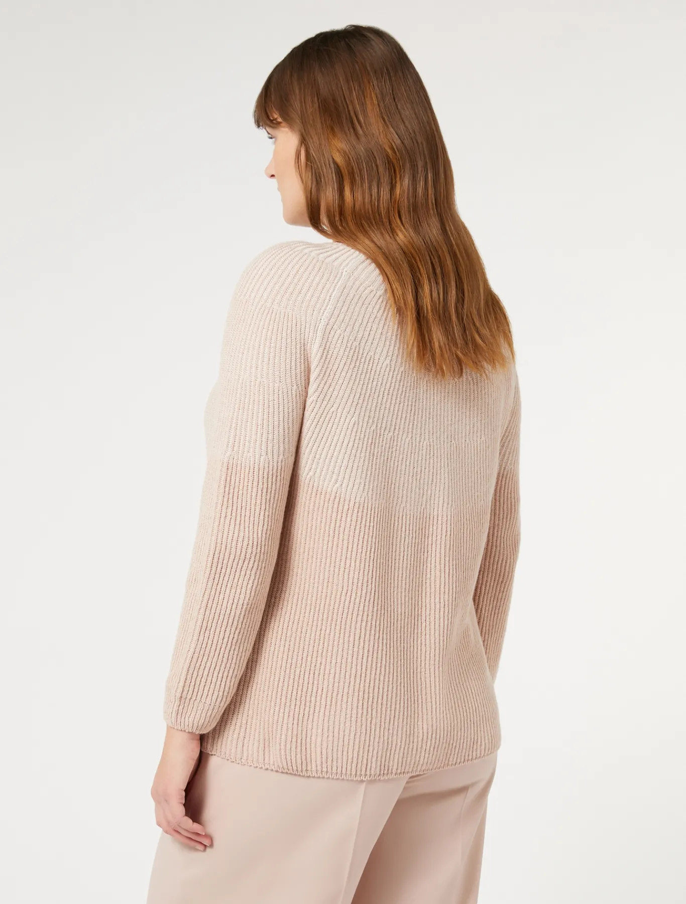 Marina Rinaldi Maglieria | Maglieria*Maglia in misto lana e cachemire ROSA