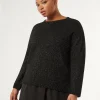 Marina Rinaldi Maglieria | Maglieria*Maglia in misto lana e lurex NERO