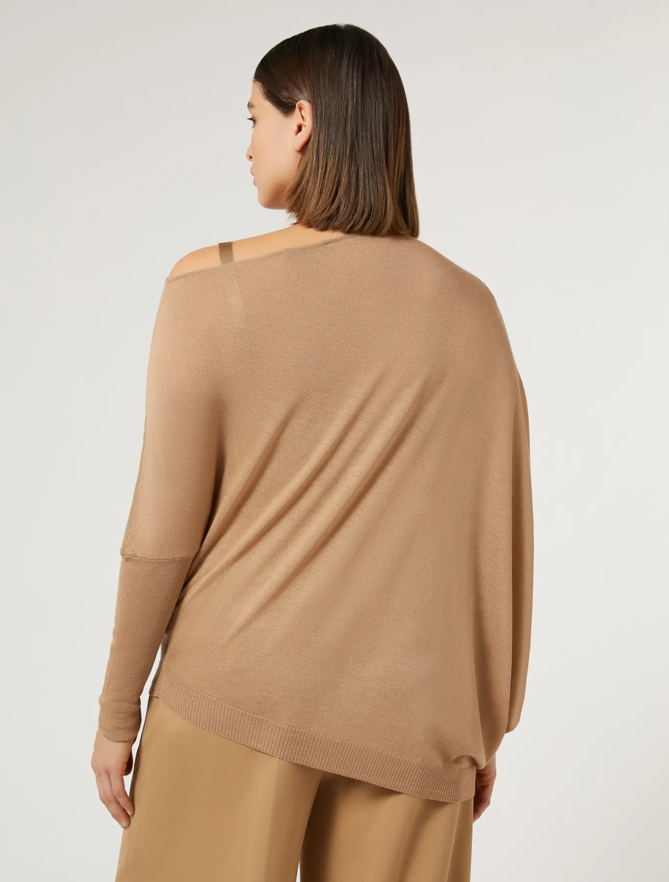 Marina Rinaldi Maglieria | Maglieria*Maglia in misto lana e seta CAMMELLO