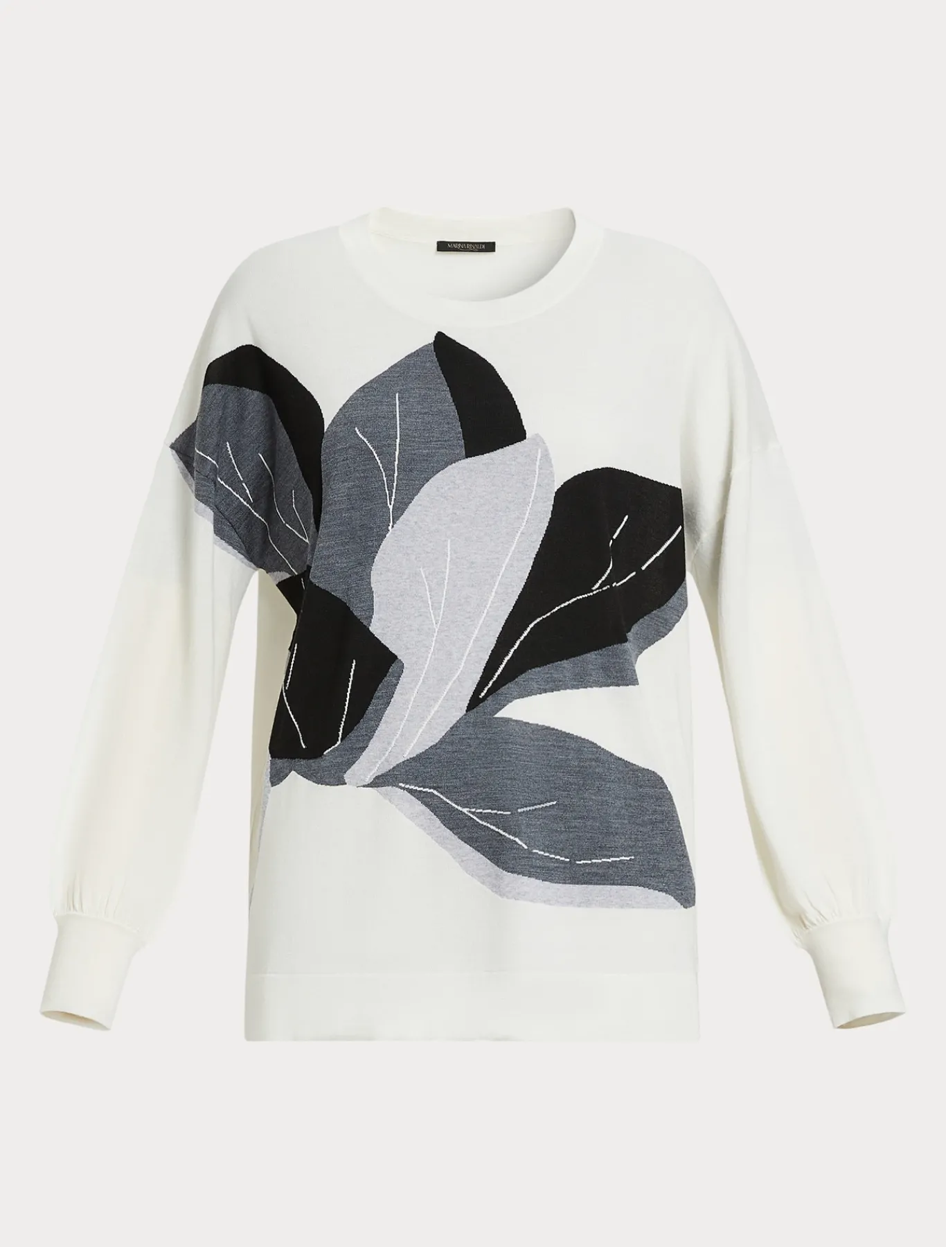 Marina Rinaldi Maglieria | Maglieria*Maglia in misto lana e seta BIANCO