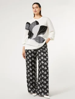 Marina Rinaldi Maglieria | Maglieria*Maglia in misto lana e seta BIANCO