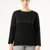 Marina Rinaldi Maglieria | Maglieria*Maglia in misto lana e viscosa NERO