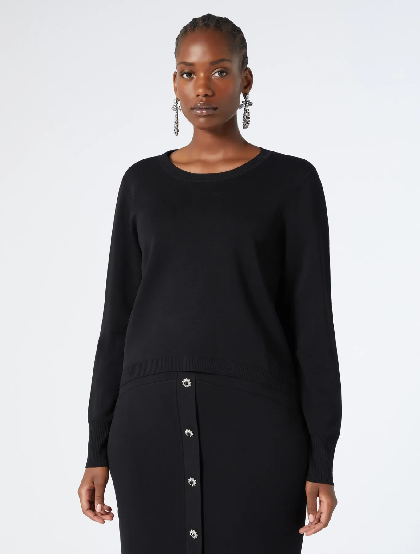 Marina Rinaldi Maglieria | Maglieria*Maglia in viscosa NERO