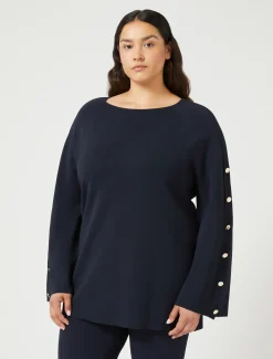 Marina Rinaldi Maglieria | Maglieria*Maglia in viscosa BLUNOTTE