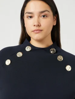 Marina Rinaldi Maglieria | Maglieria*Maglia in viscosa BLUNOTTE