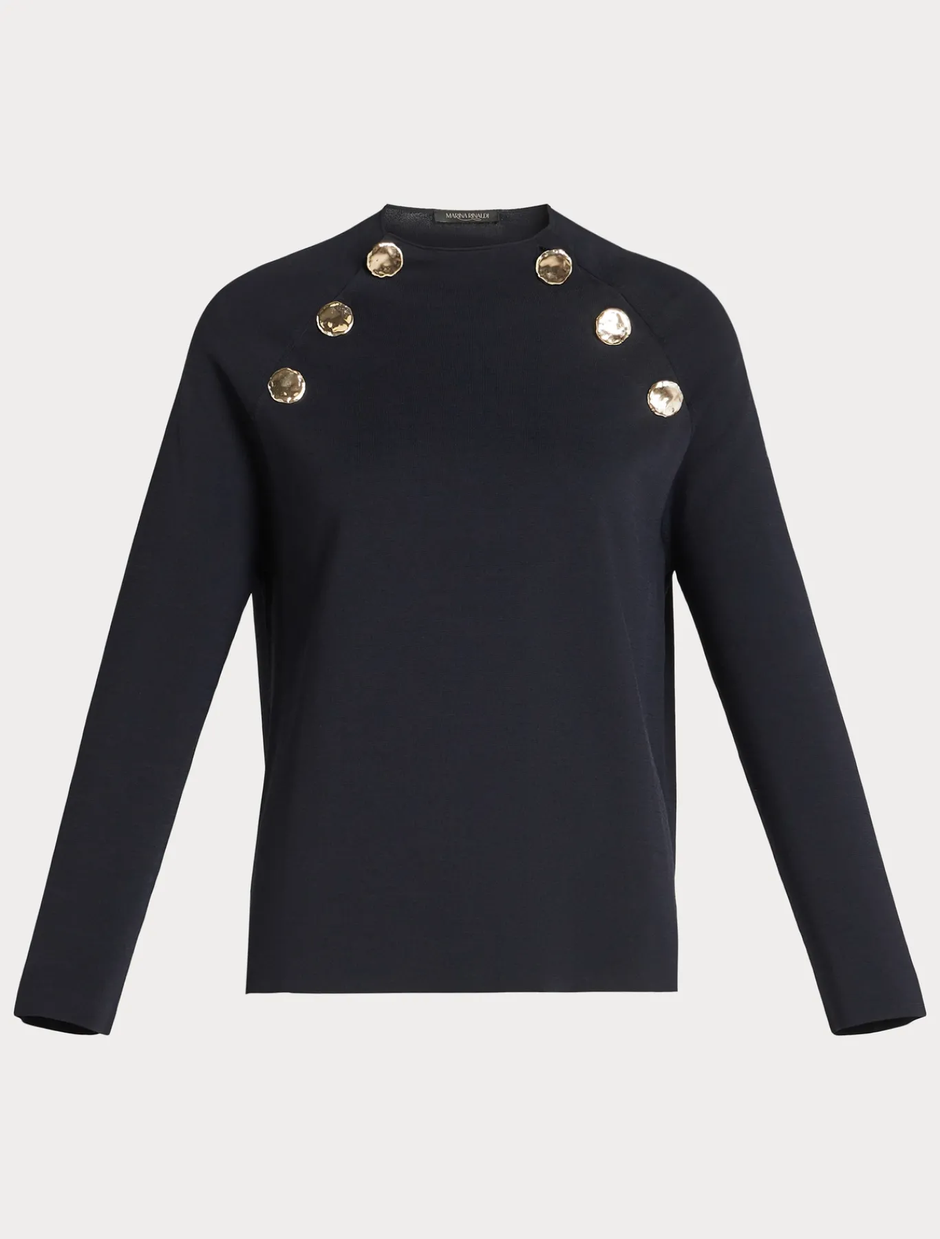 Marina Rinaldi Maglieria | Maglieria*Maglia in viscosa BLUNOTTE