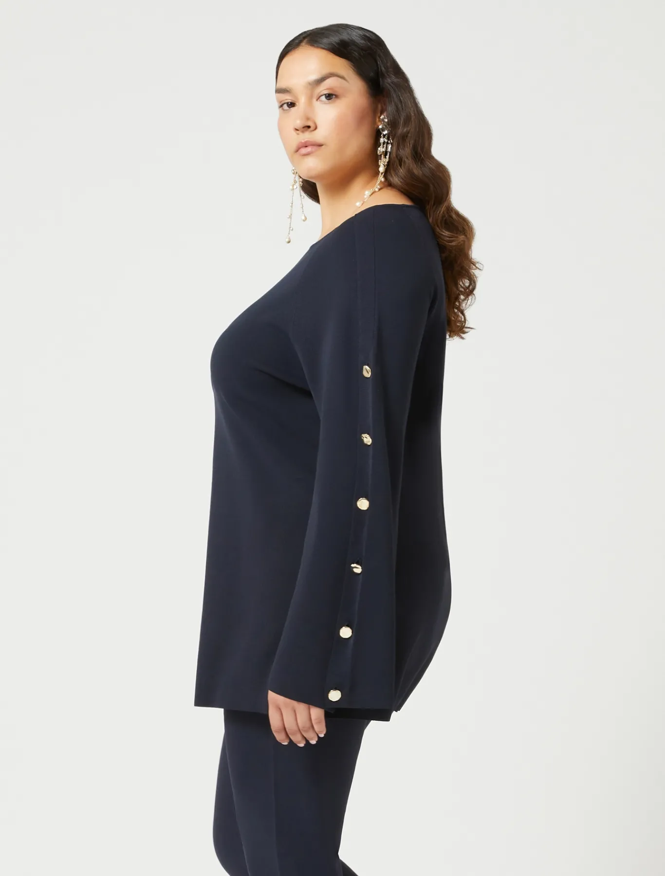 Marina Rinaldi Maglieria | Maglieria*Maglia in viscosa BLUNOTTE