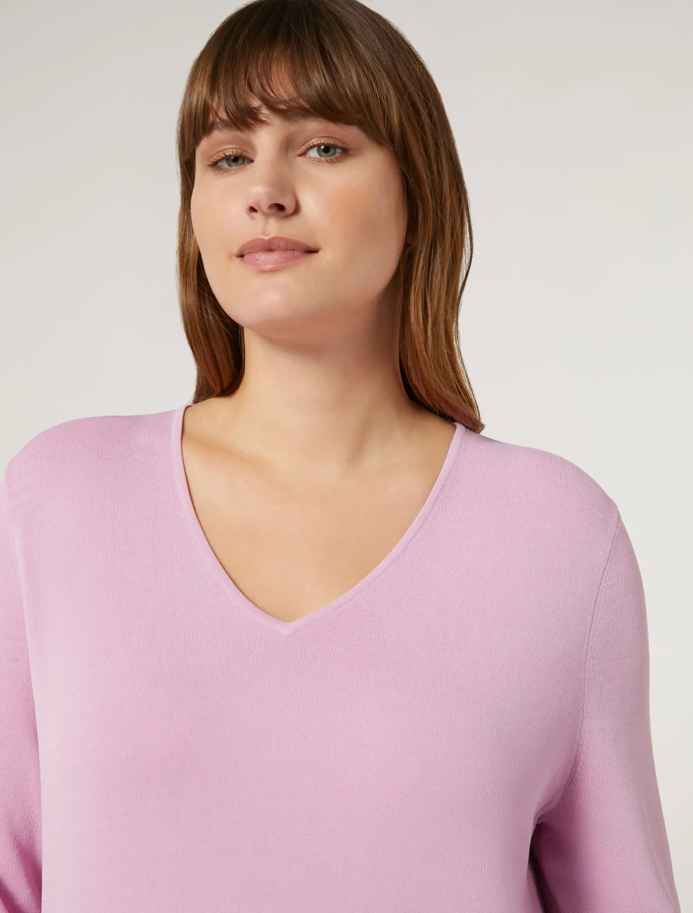 Marina Rinaldi Maglieria | Maglieria*Maglia in viscosa jacquard ROSA