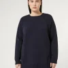 Marina Rinaldi Maglieria | Maglieria*Maglia in viscosa, lana e cachemire BLUMARINO