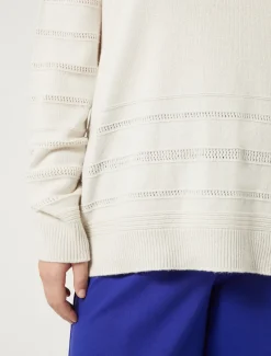 Marina Rinaldi Maglieria | Maglieria*Maglia in viscosa, lana e cachemire ALBINO