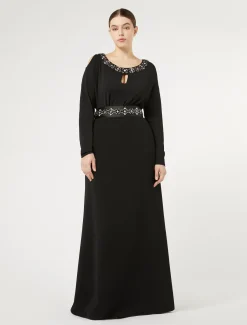 Marina Rinaldi Giacche | Maglieria*Maglia in viscosa ricamata NERO