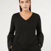 Marina Rinaldi Maglieria | Maglieria*Maglia in viscosa stretch NERO
