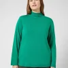 Marina Rinaldi Maglieria | Maglieria*Maglia in viscosa stretch VERDESMERALDO