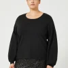 Marina Rinaldi Maglieria | Maglieria*Maglia in viscosa stretch NERO