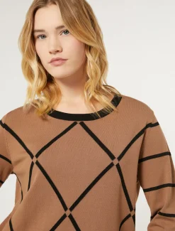 Marina Rinaldi Maglieria | Maglieria*Maglia in viscosa stretch BISCOTTO