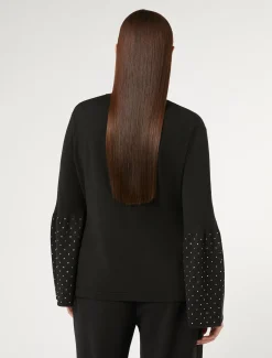 Marina Rinaldi Maglieria | Maglieria*Maglia in viscosa stretch NERO
