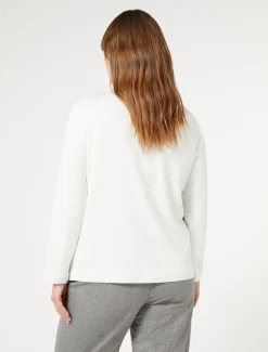 Marina Rinaldi Maglieria | Maglieria*Maglia in viscosa stretch BIANCO