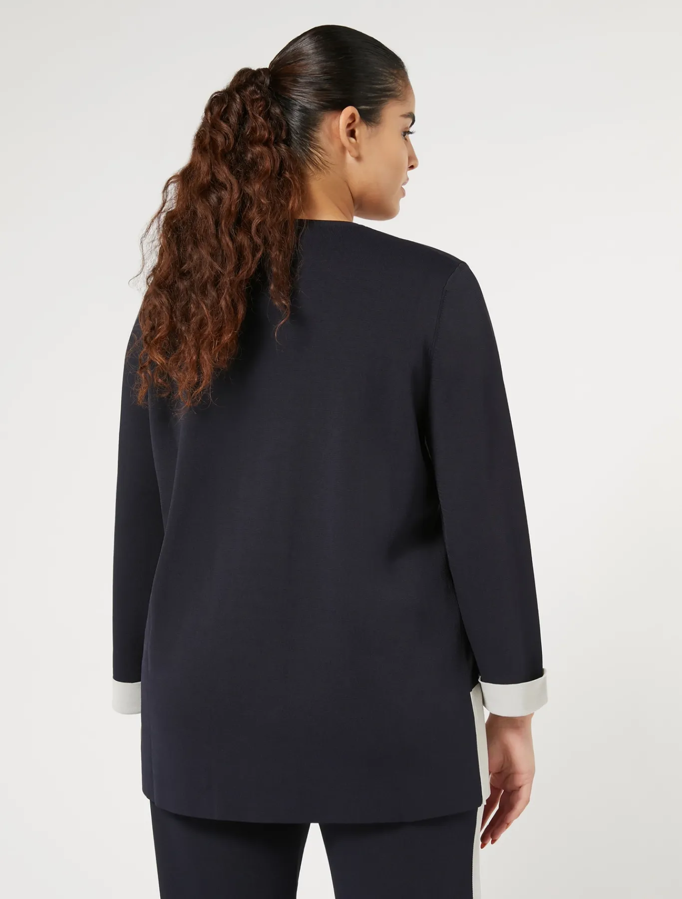 Marina Rinaldi Maglieria | Maglieria*Maglia in viscosa stretch BLUNOTTE