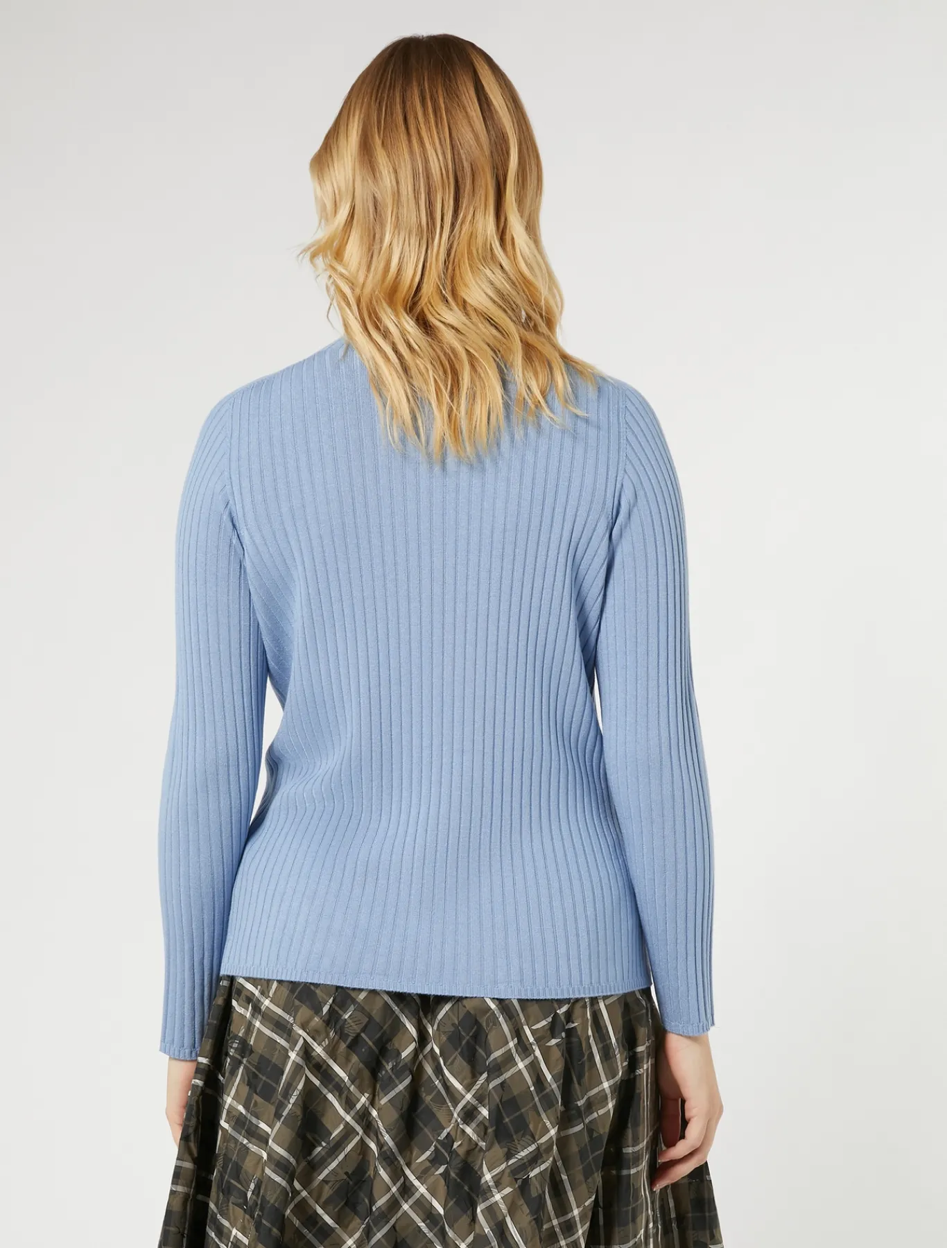 Marina Rinaldi Maglieria | Maglieria*Maglia in viscosa stretch AZZURRO