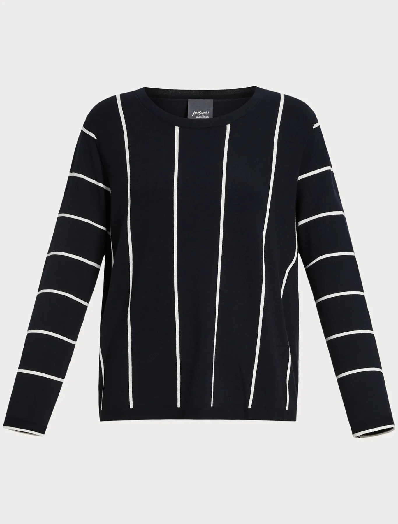 Marina Rinaldi Maglieria | Maglieria*Maglia in viscosa stretch BLUMARINO