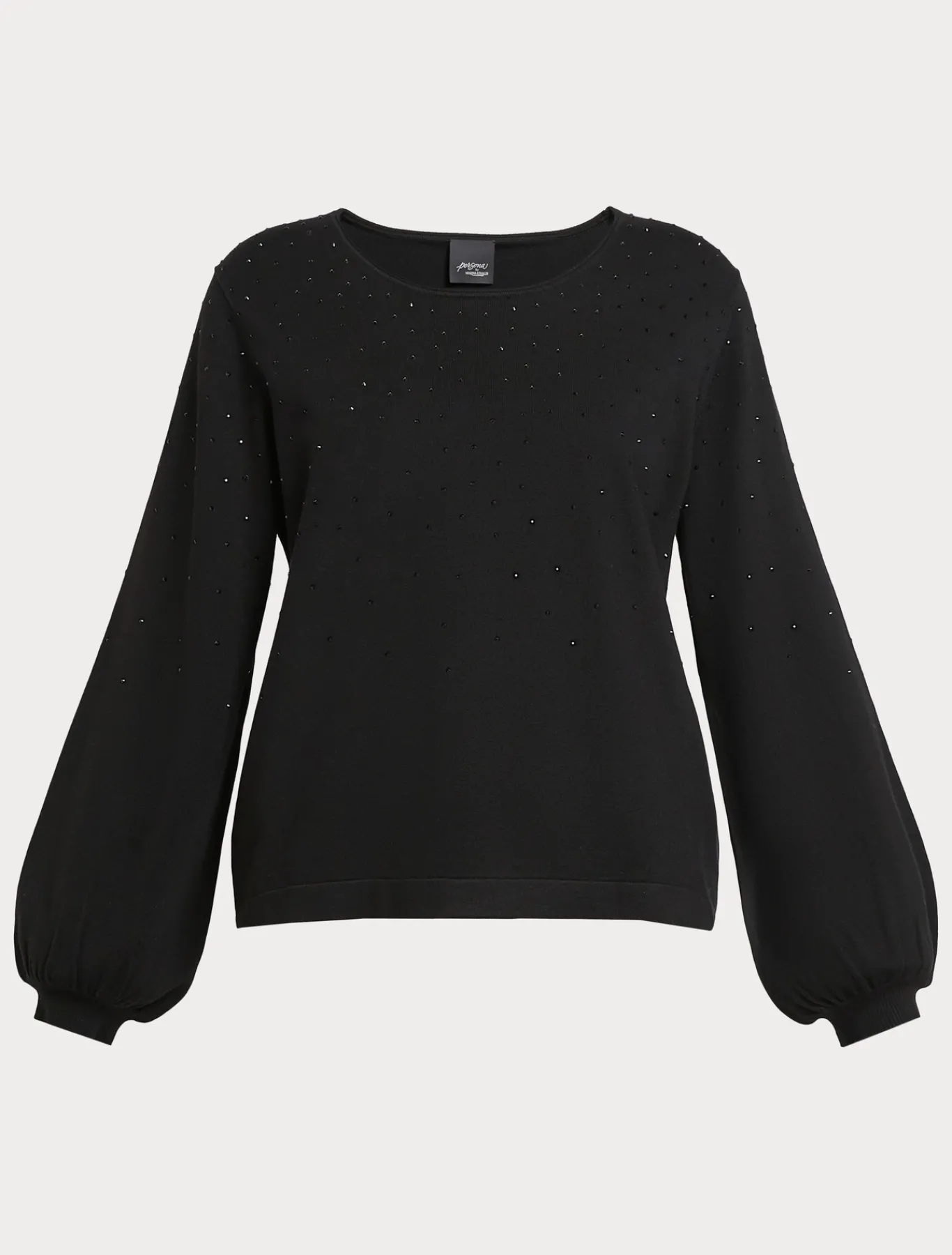 Marina Rinaldi Maglieria | Maglieria*Maglia in viscosa stretch NERO