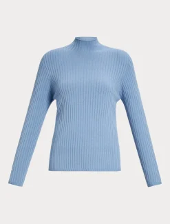 Marina Rinaldi Maglieria | Maglieria*Maglia in viscosa stretch AZZURRO