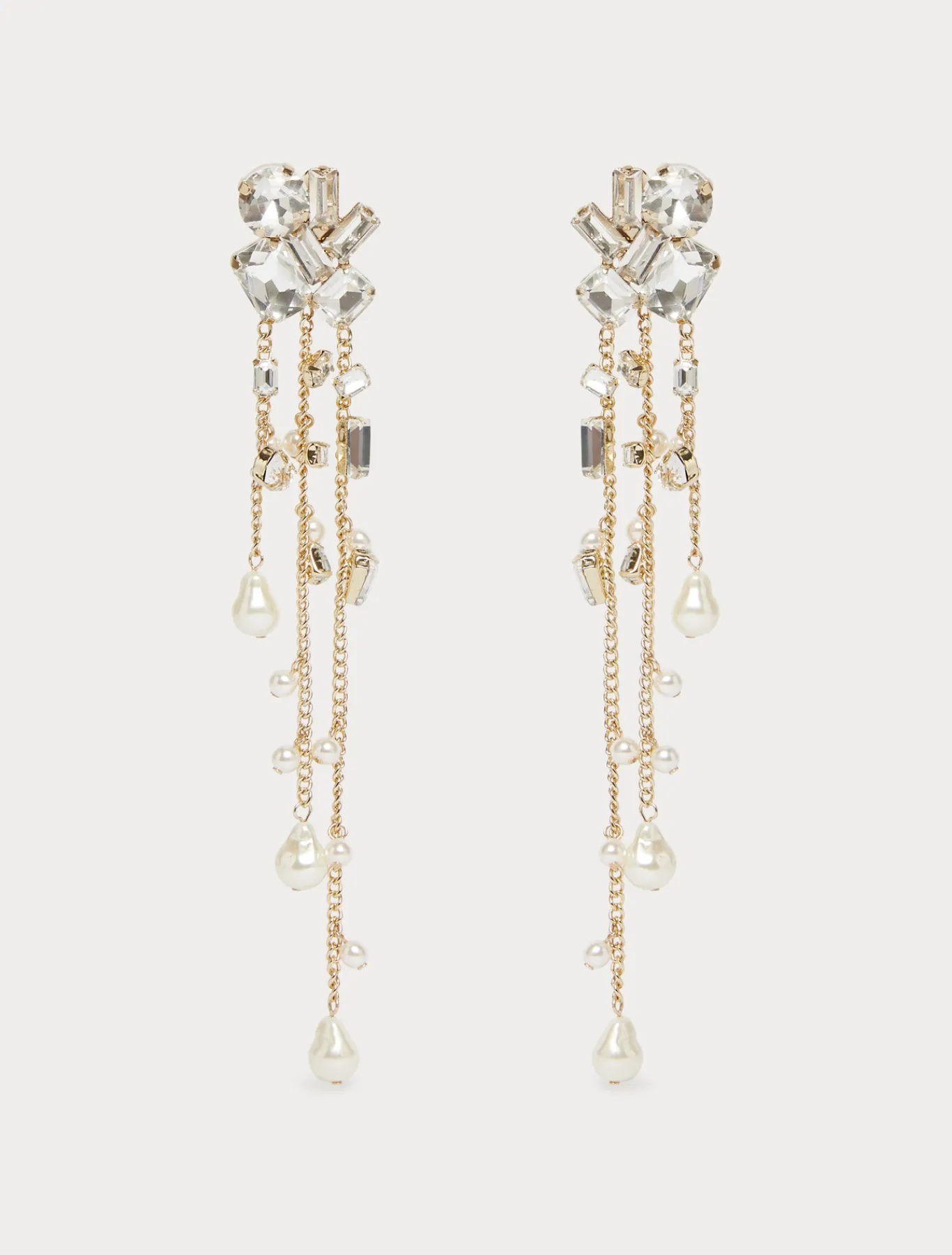 Marina Rinaldi Selezione Elegante | Collezione Elegante*Orecchini chandelier CRISTALLOBIANCO