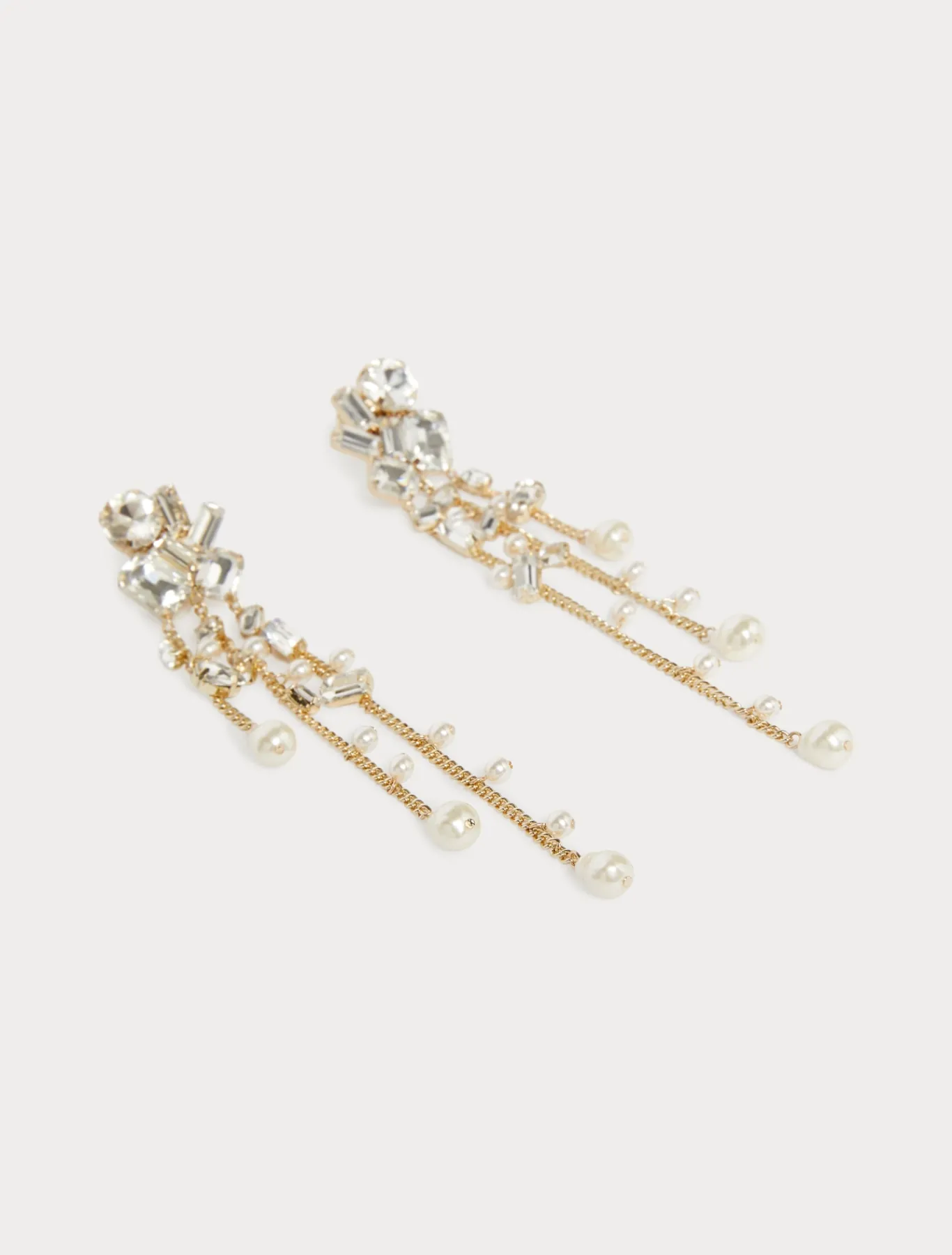 Marina Rinaldi Selezione Elegante | Collezione Elegante*Orecchini chandelier CRISTALLOBIANCO