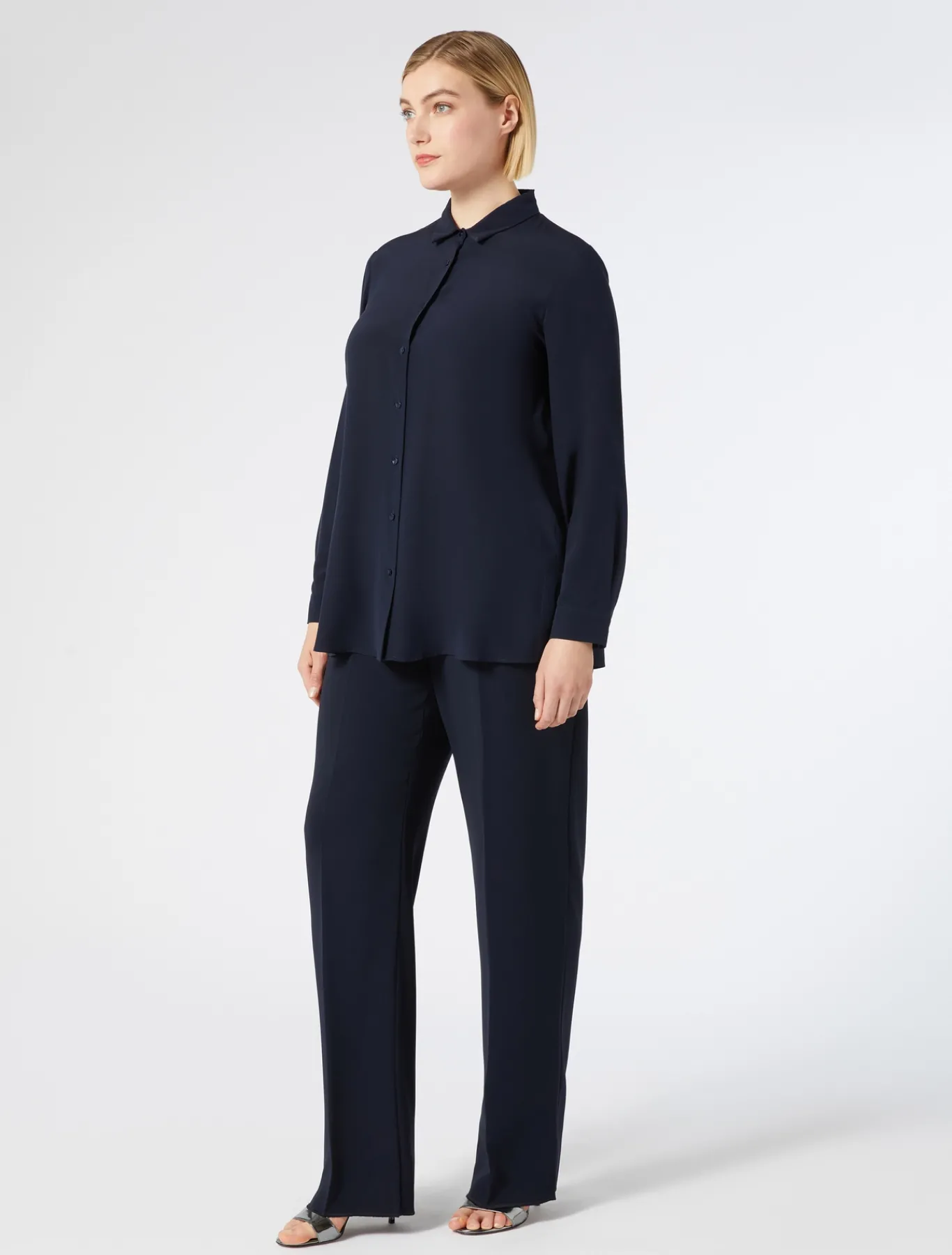 Marina Rinaldi Pantaloni E Gonne | Pantaloni & Jeans*Pantaloni a sigaretta in triacetato BLUNOTTE