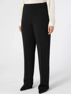 Marina Rinaldi Pantaloni E Gonne | Pantaloni & Jeans*Pantaloni a sigaretta in triacetato NERO