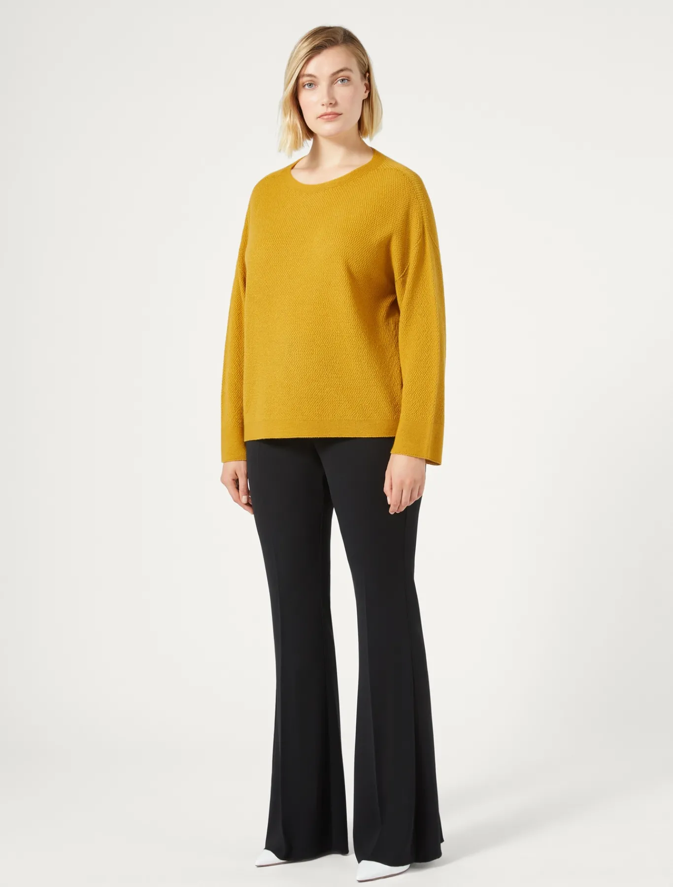 Marina Rinaldi Pantaloni E Gonne | Pantaloni & Jeans*Pantaloni flare in cady NERO