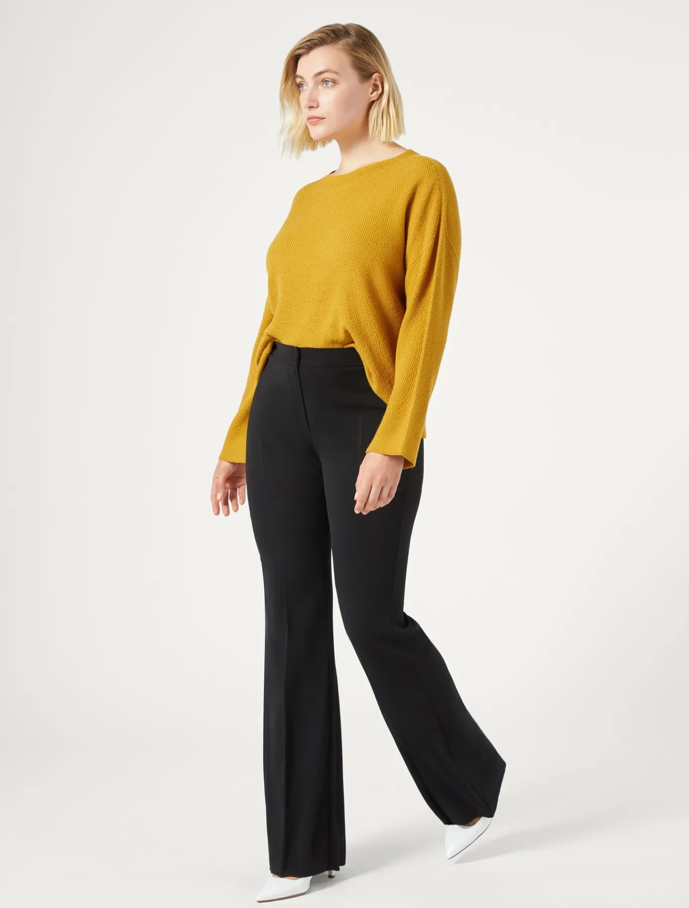Marina Rinaldi Pantaloni E Gonne | Pantaloni & Jeans*Pantaloni flare in cady NERO