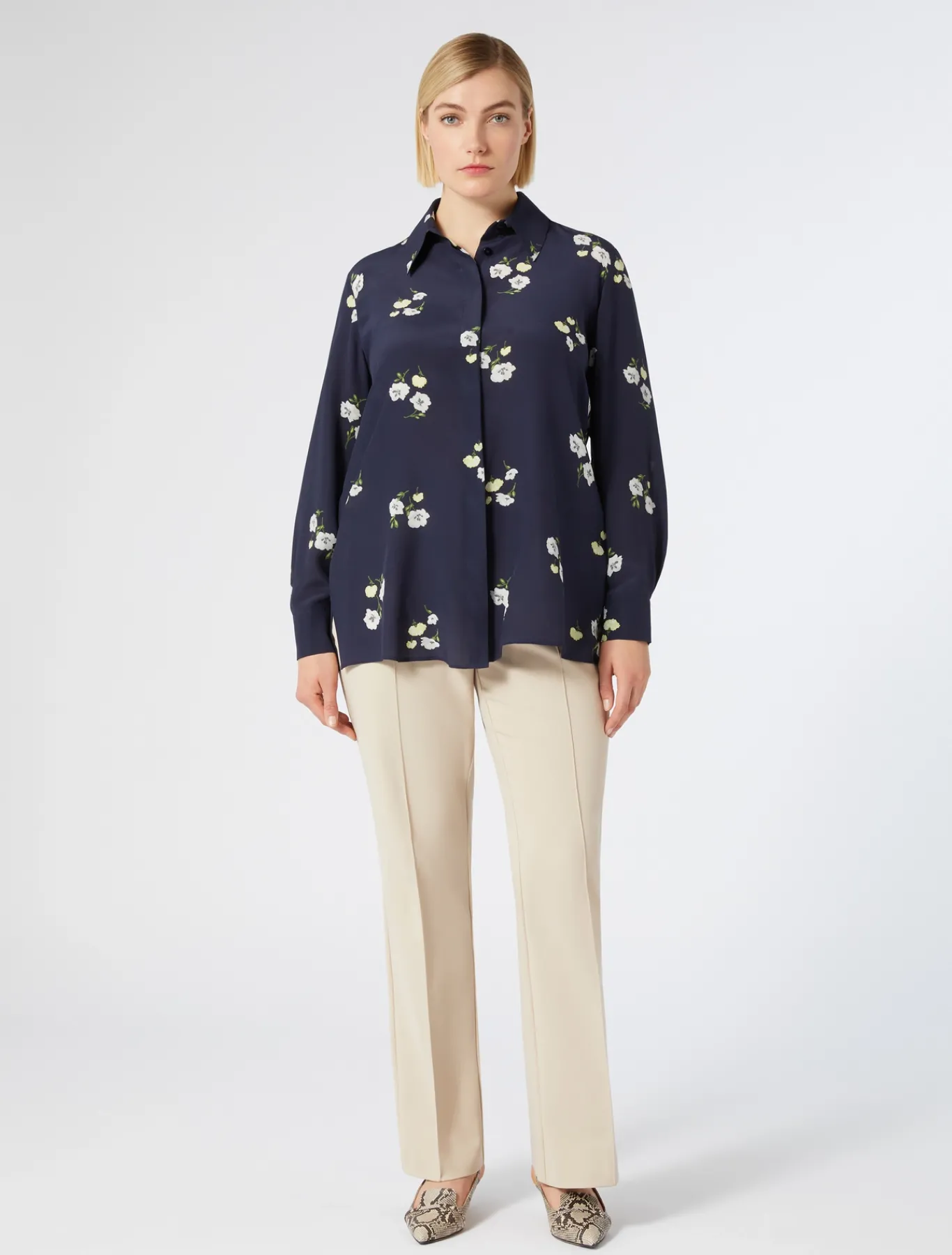 Marina Rinaldi Pantaloni & Jeans | Pantaloni & Jeans*Pantaloni flare in cotone stretch BEIGE