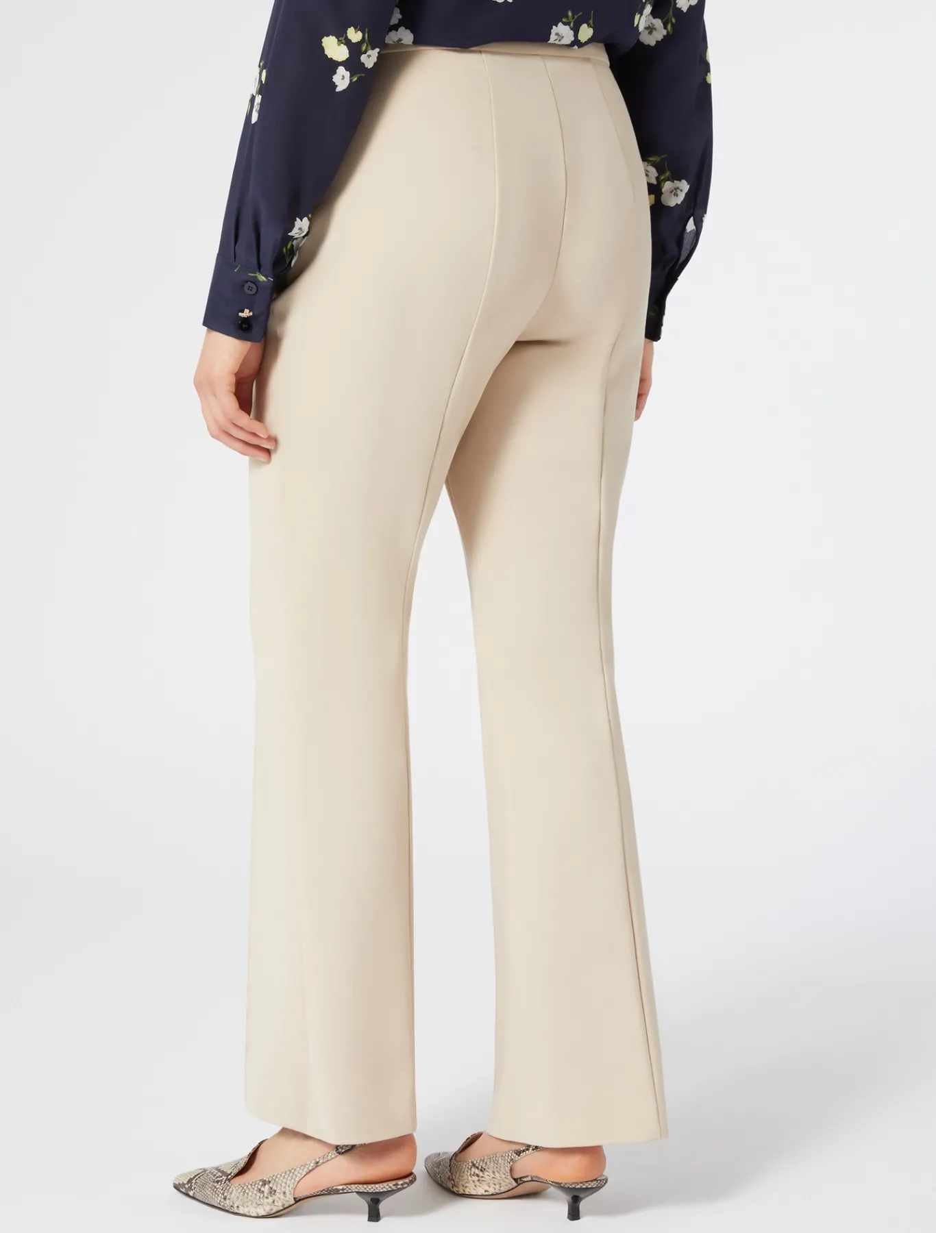 Marina Rinaldi Pantaloni & Jeans | Pantaloni & Jeans*Pantaloni flare in cotone stretch BEIGE