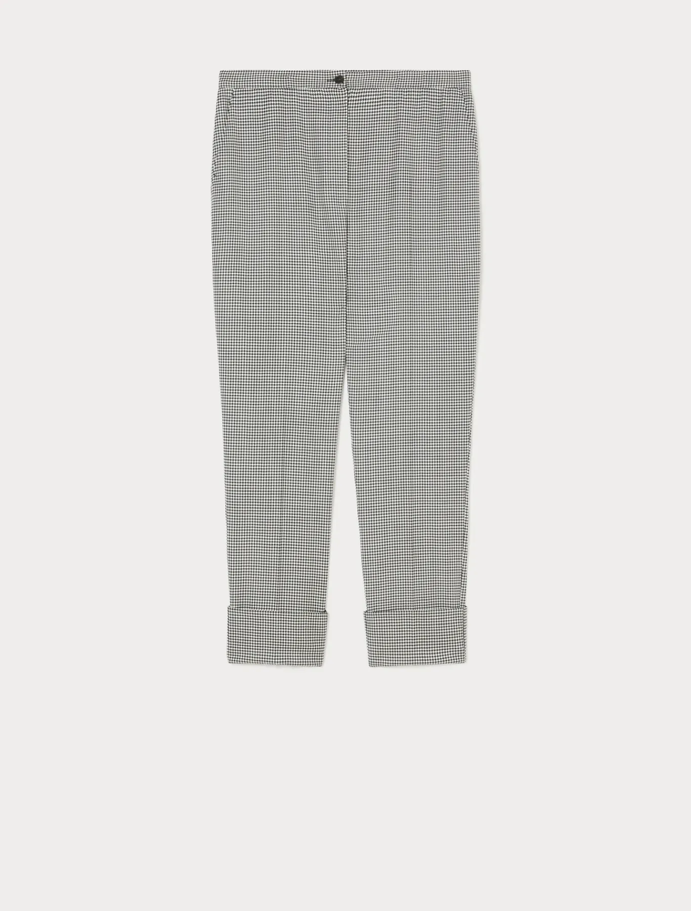 Marina Rinaldi Pantaloni & Jeans | Pantaloni & Jeans*Pantaloni in batavia di lana stretch NEROBIANCO