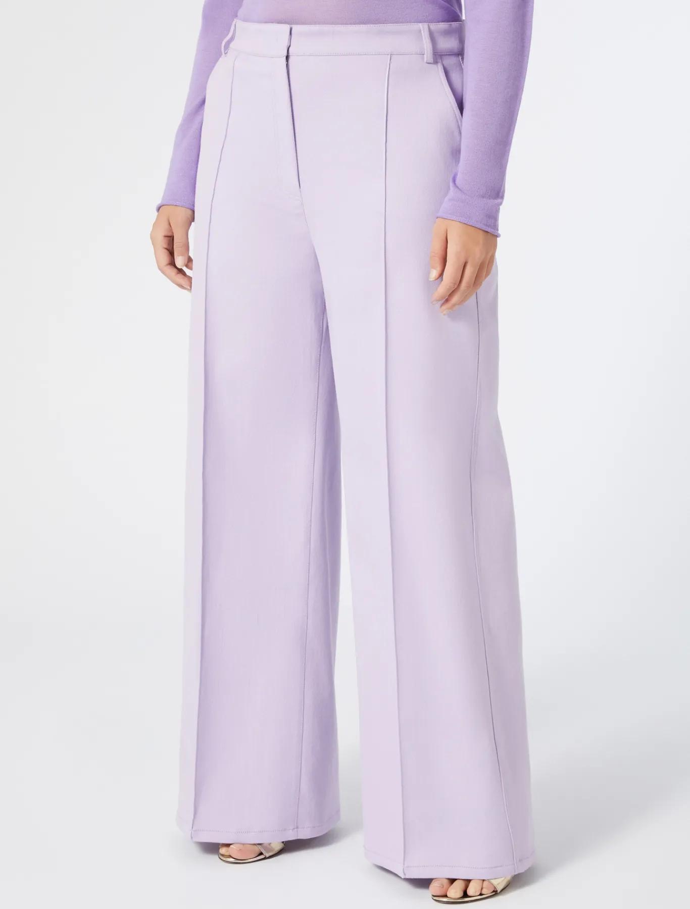 Marina Rinaldi Pantaloni & Jeans | Pantaloni & Jeans*Pantaloni in bull di cotone LILLA