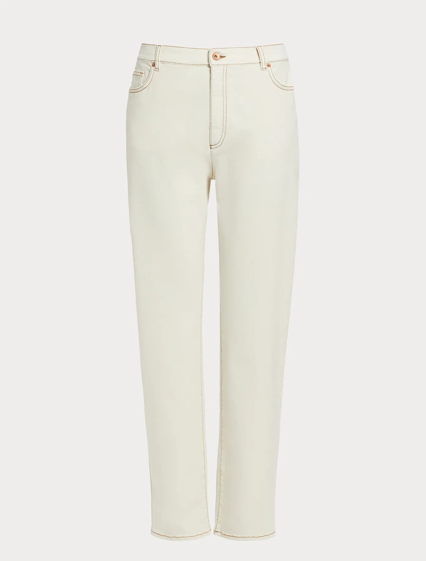 Marina Rinaldi Pantaloni & Jeans | Pantaloni & Jeans*Pantaloni in bull di cotone BIANCOAVORIO