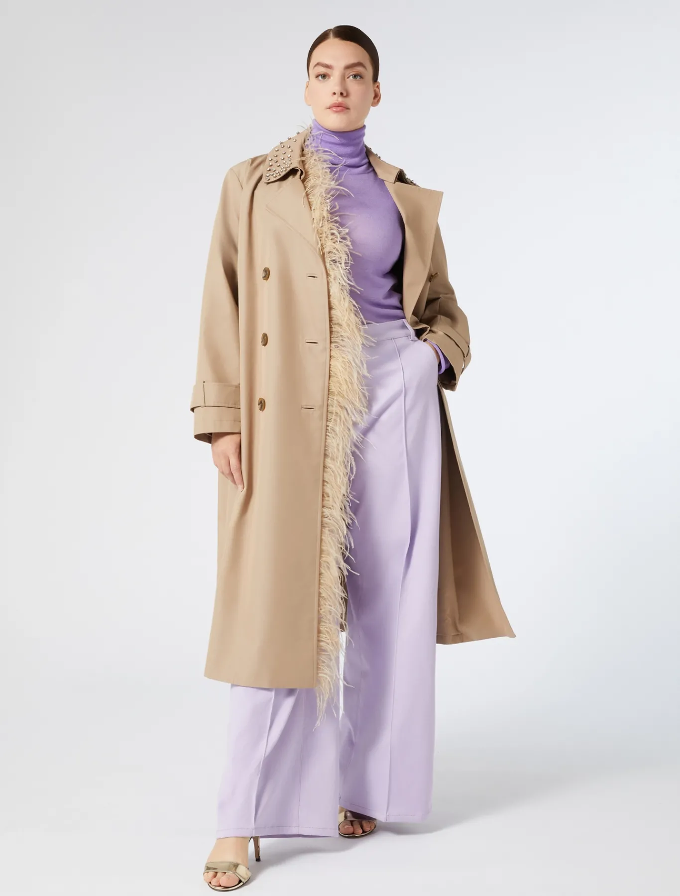 Marina Rinaldi Pantaloni & Jeans | Pantaloni & Jeans*Pantaloni in bull di cotone LILLA