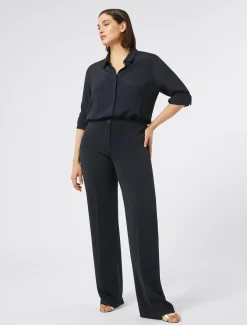 Marina Rinaldi Pantaloni E Gonne | Pantaloni & Jeans*Pantaloni in cady fluido BLUMARINO